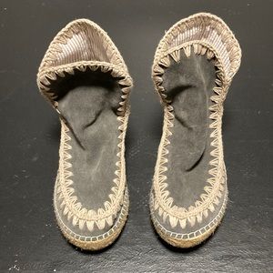 MOU SIZE 8 GREY ANKLE BOOTS!